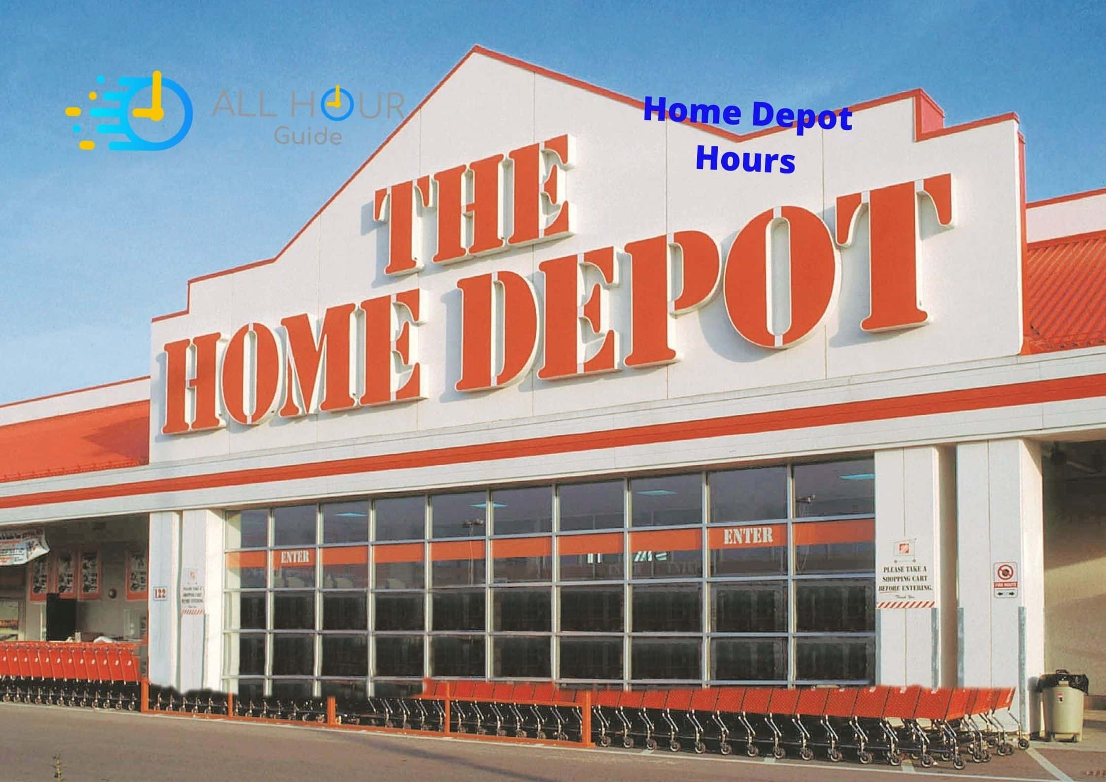 home depot hours